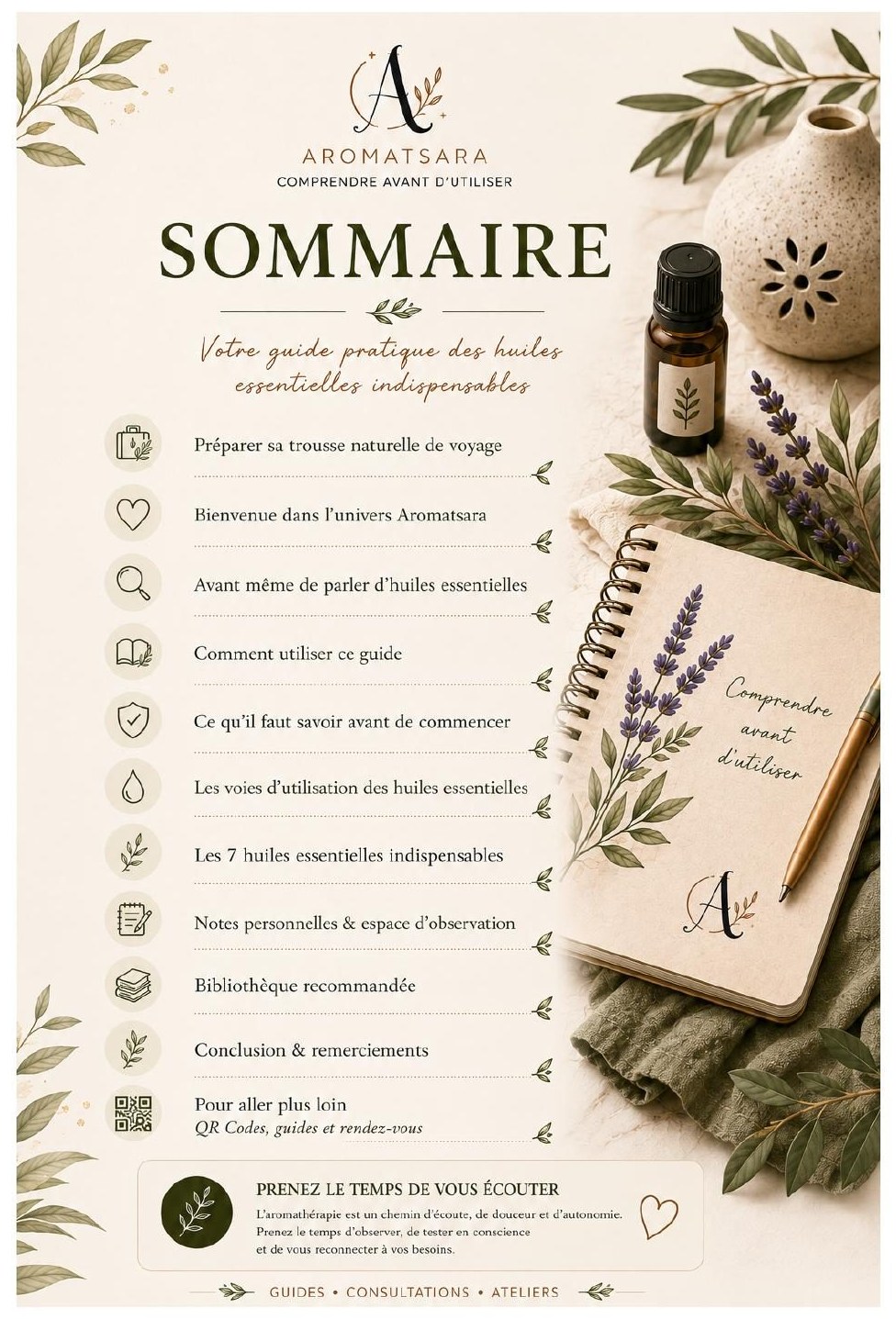 Préparer sa Trousse Naturelle de Voyage — Sommaire