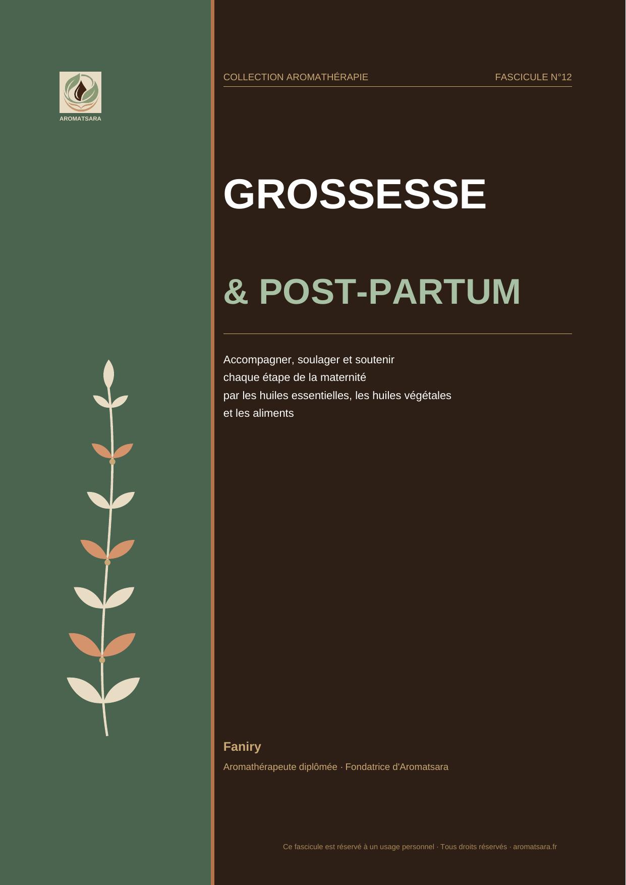 Grossesse & Post-Partum — Couverture