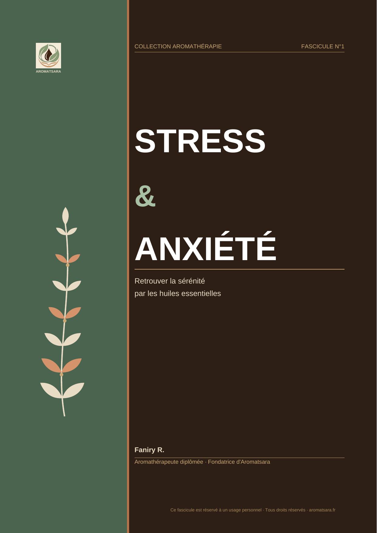 Stress & Anxiété — Couverture