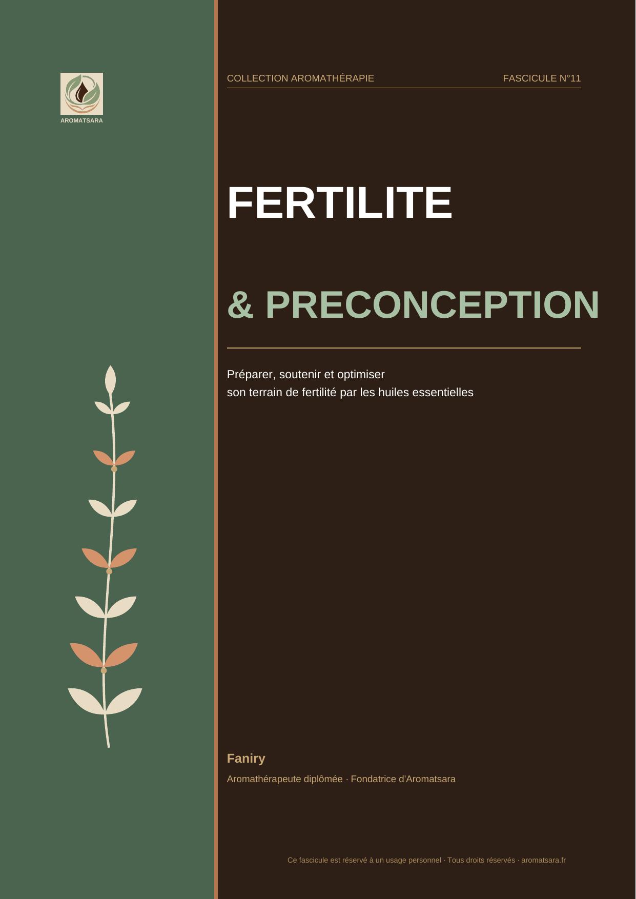 Fertilité & Préconception — Couverture