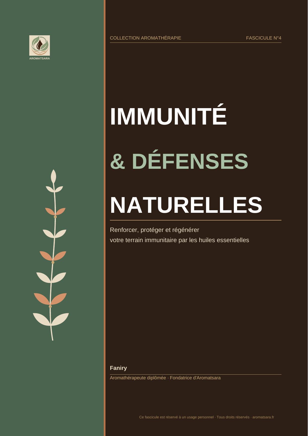 Immunité & Défenses Naturelles — Couverture