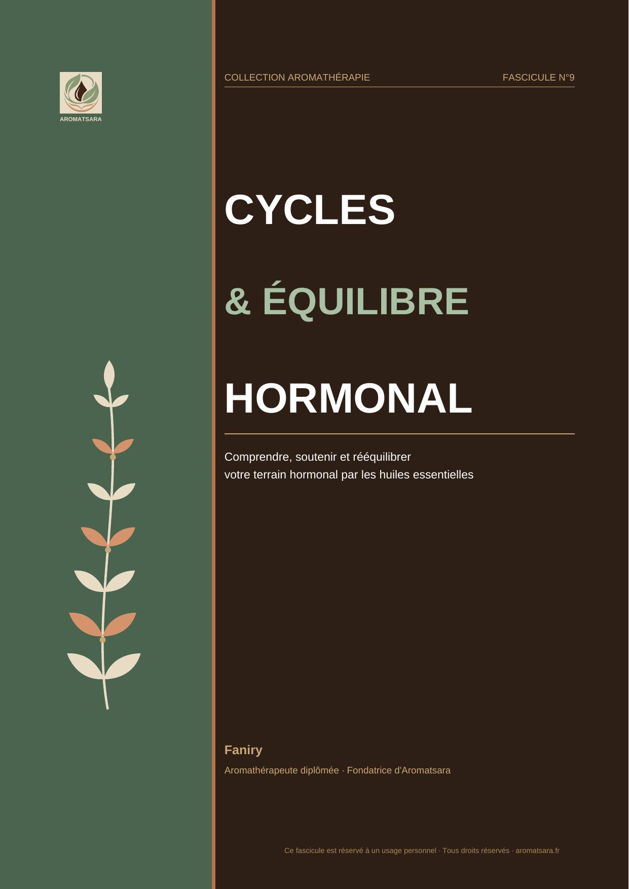 Cycles & Équilibre Hormonal — Couverture
